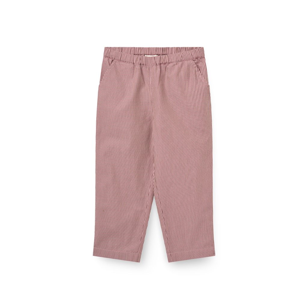 Geruite broek - Winter Rose Check Comb - 100% biologisch katoen - Copenhagen Colors - voorkant