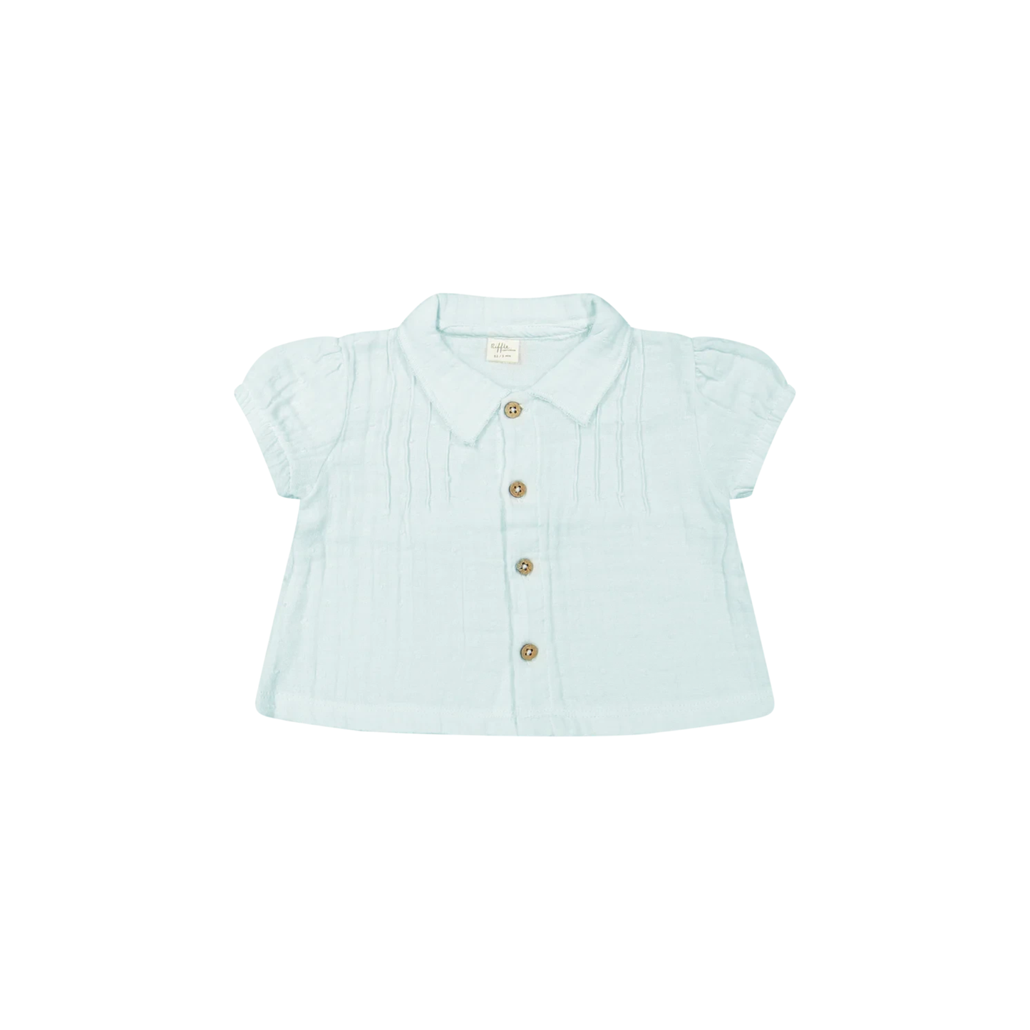 Riffle Amsterdam - Bluse Caro - Hemdtop - 100 % Bio-Baumwolle