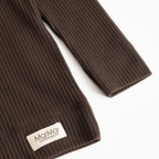 Basic longsleeve Plain Tee LS - Biologisch katoen & modal - Dark Roast - MarMar Copenhagen - productfoto - afbeelding 3