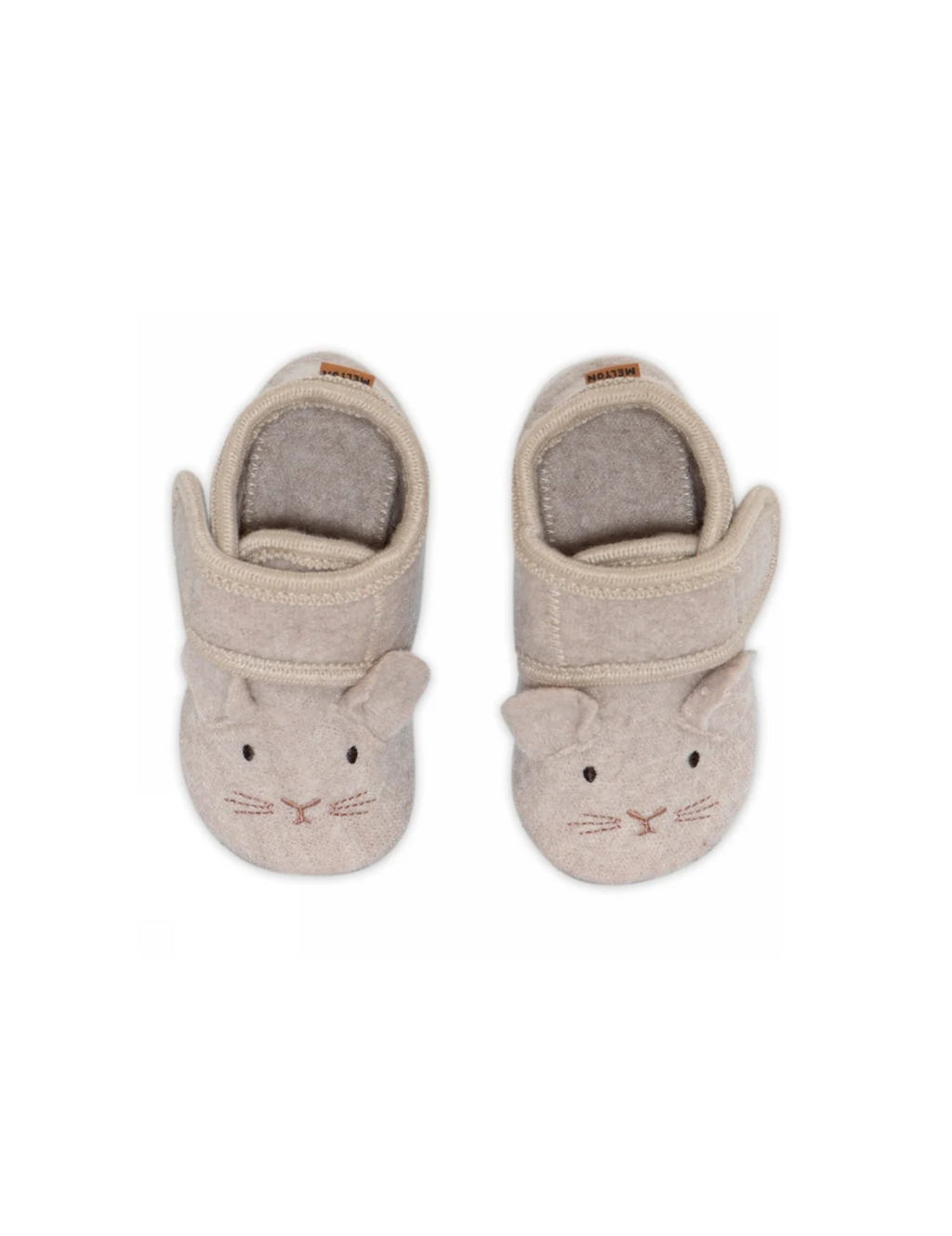 Mouse Wool Slippers – Kinder-Hausschuhe aus Wolle mit Wildledersohle – Mäuschen – MELTON