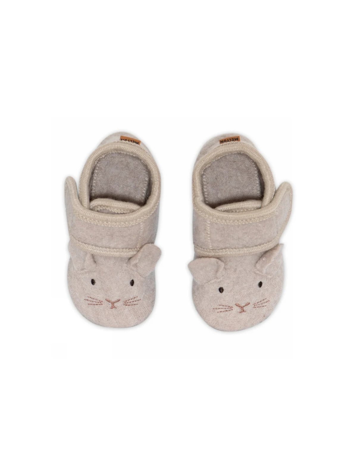 Mouse Wool Slippers – Kinder-Hausschuhe aus Wolle mit Wildledersohle – Mäuschen – MELTON