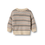 Jacquardpullover Harlow - Bio-Baumwolle - Blue - Wheat