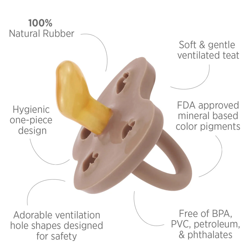 Speentjes - Natuurrubber - 3-36 maanden - 2 pack - Orthodontisch - Hevea - verpakking - afbeelding 2