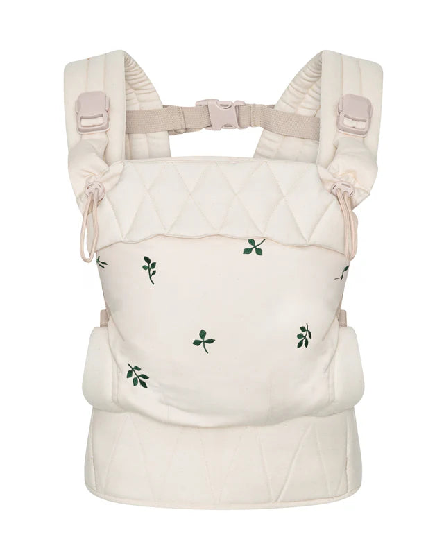 Ergonomic Baby Carrier - Organic cotton - Magnetic buckles - Beige - Moonboon