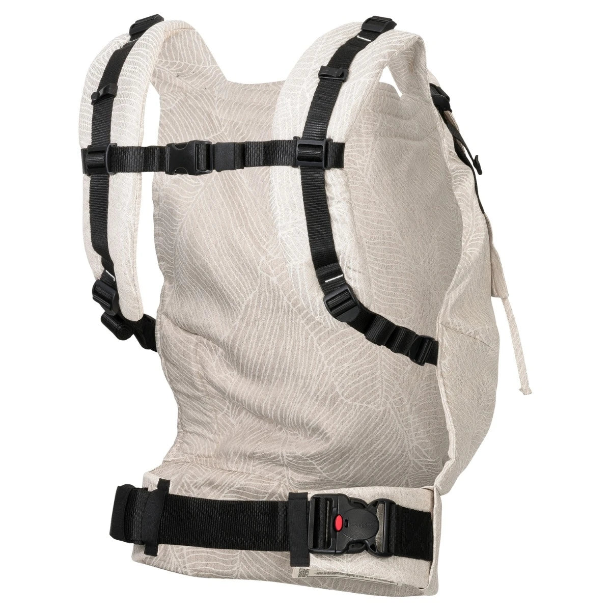 Buckle Toddler – Grenada Natural Linen – Ergonomische Kleinkindtrage – Baumwolle und Leinen – 9–25 kg – Hoppediz