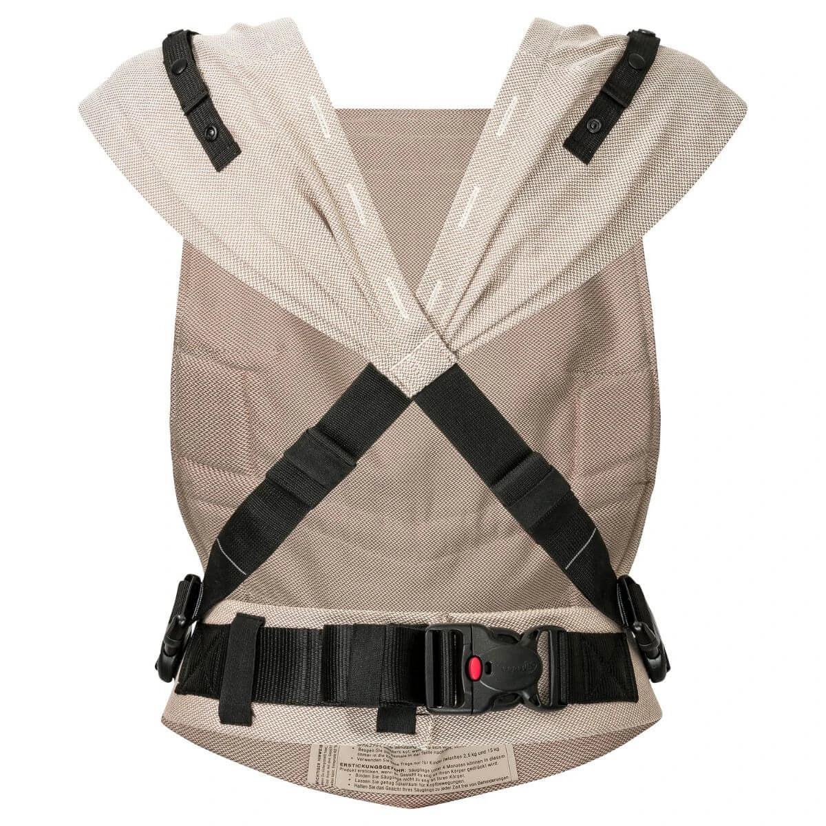 Primeo Djerba – Ergonomische Babytrage aus 100% Baumwolle – Von 2,5 bis 15 kg – Hoppediz