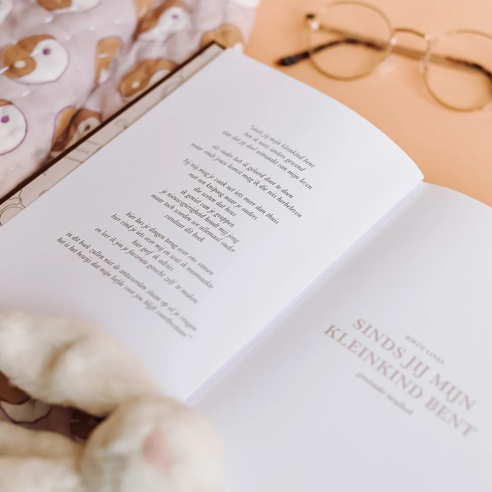 Sinds jij mijn kleinkind bent – Grandparent Memory Book with Keepsakes and Life Lessons for 10 Years – Birthlines