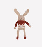 Gestricktes Kaninchenkuscheltier Sienna Jacquard Pullover – 100% Baby Alpaka – Main Sauvage