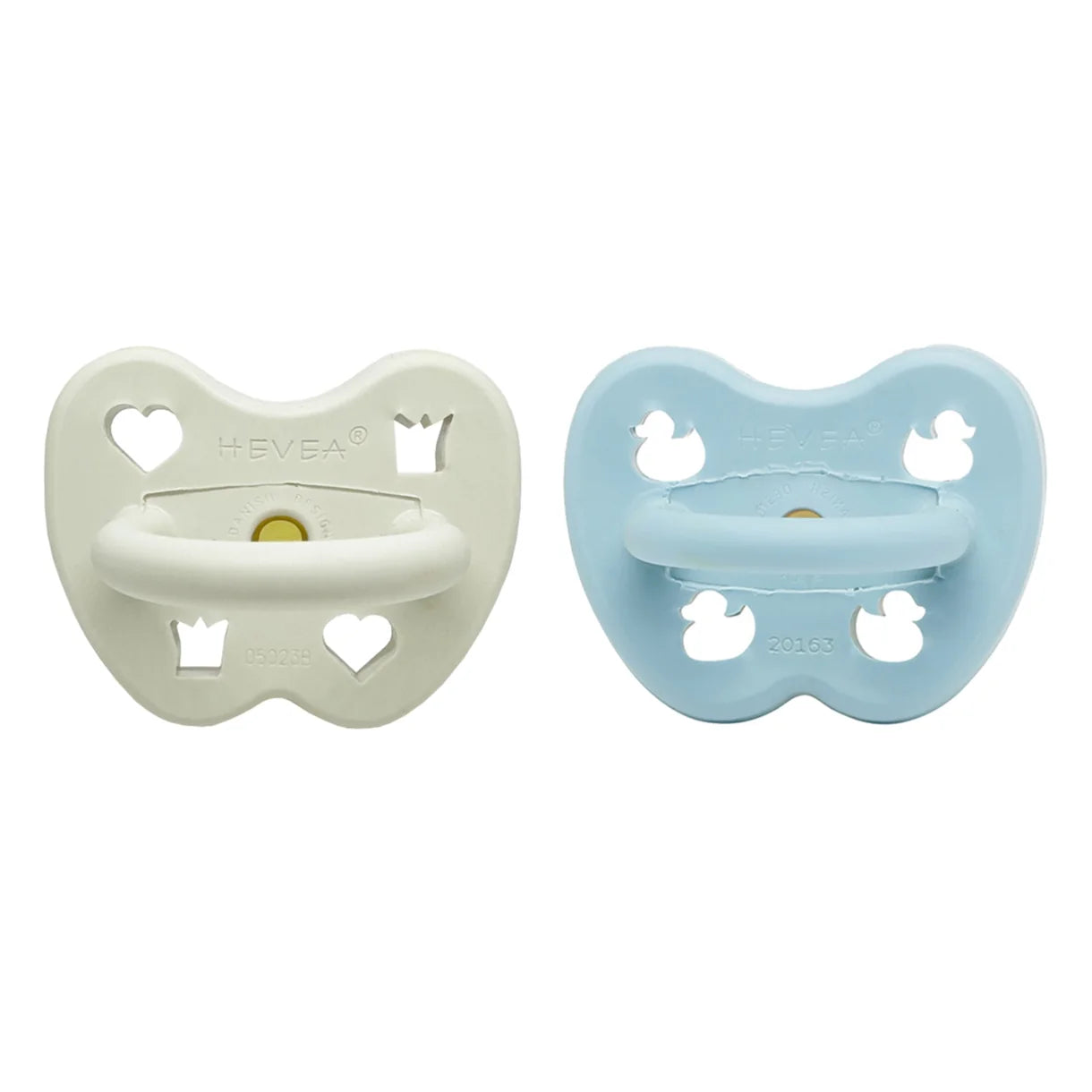 Schnuller - Naturkautschuk - 3-36 Monate - 2er-Pack - kiefergerecht - Hevea