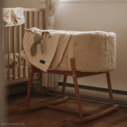 KUKO Rocking Stand - Houten Schommelonderstel voor de KUKO Moses Basket - Beech Wood - Charlie Crane