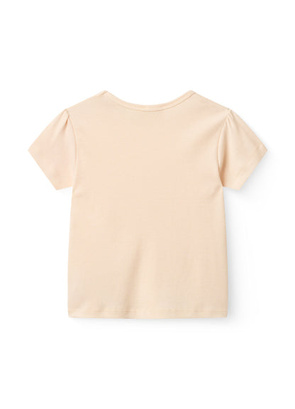 T-shirt - Modal katoen mix - Dusty Rose/roze - Copenhagen Colors achter
