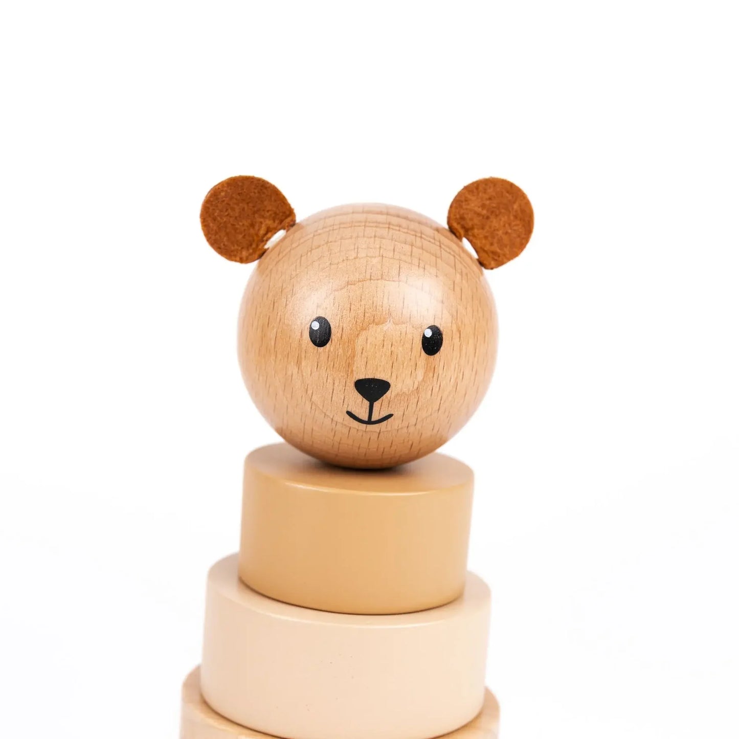 Marcel the Bear Stacking Toy - Wooden stacking toy - Egmont Toys