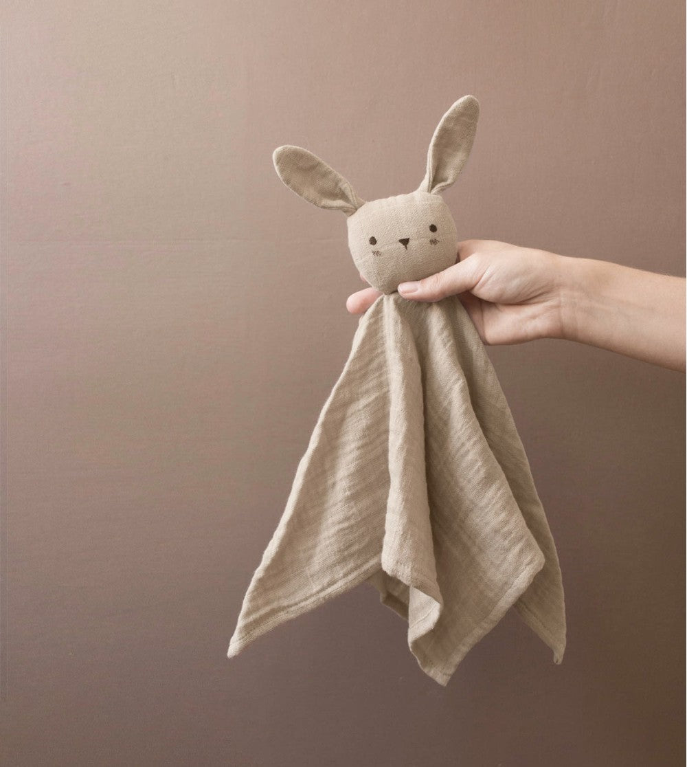 Cuddly cloth hydrophilic fabric - Rabbit/Bunny - Sand/Beige - Main Sauvage