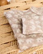 Pyjama / Strampler Elefäntchen - Light Nature Elephants – 100% Merinowolle - SmallStuff