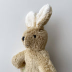 Baby cuddle toy - Rabbit small - Organic cotton/Wool - Beige - Senger Naturwelt