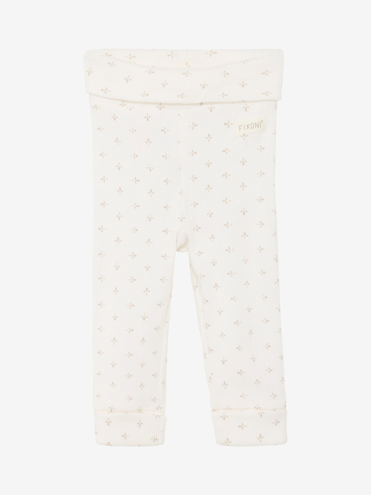 Legging - Biologisch katoen - Wit/Gardenia - Fixonia voor