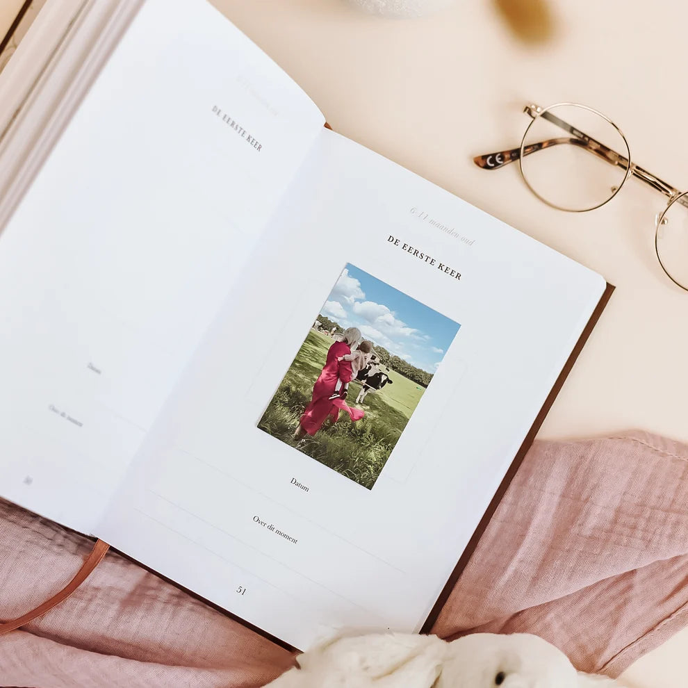 Sinds jij mijn kleinkind bent – Grandparent Memory Book with Keepsakes and Life Lessons for 10 Years – Birthlines
