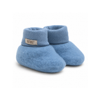 Baby slofjes - Merino wol fleece 2-laags - HUTTEliHUT windward blue