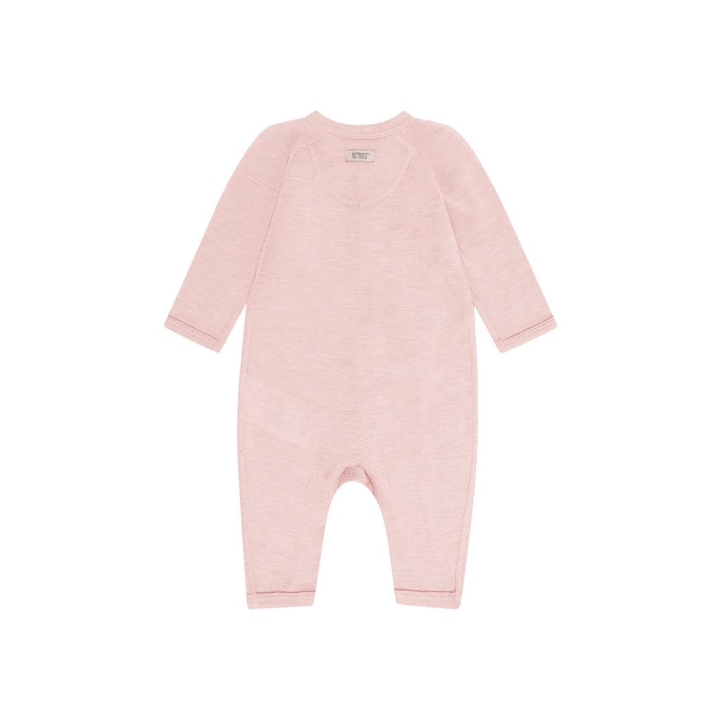Boxpakje/Pyjama - Merino wol en zijde - Rose Smoke - HUTTEliHUT achterkant