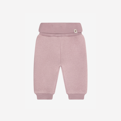 Broekje wol fleece - 100% merino wol - HUTTEliHUT woordrose voor