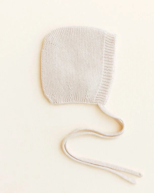 Bonnet Dolly - Babystrickmütze - Merinowolle - HVID