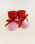 Booties - Baby Slippers - Merino Wool - HVID