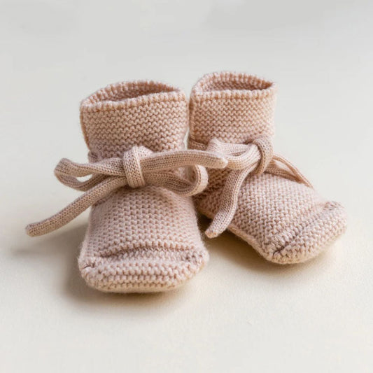 Booties - Baby Slippers - Merino Wool - HVID