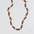 Barnsteen ketting Regn - Blauw - 32 cm - Nirrimis - productfoto