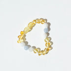 Barnsteen en edelstenen armband - Beachy - 14 cm - Nirrimis - productfoto
