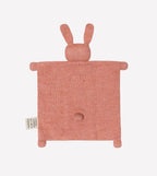 Schmusetuch Hase Rose – 100 % Baby-Alpaka – Main Sauvage