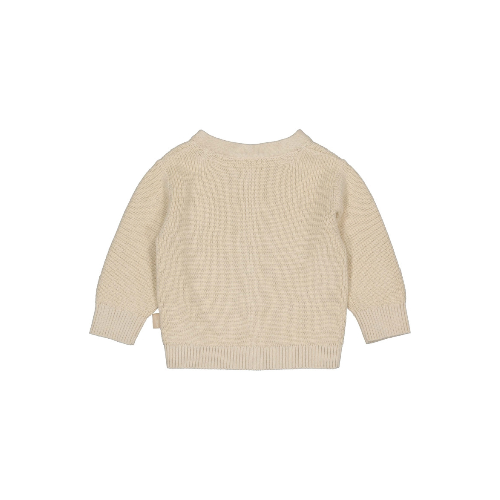 Vestje met bloemetjes Marcia - Katoen - Beige - Levv Labels achter
