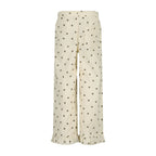 Broek Vosje - Katoen - Cream - Levv achterkant