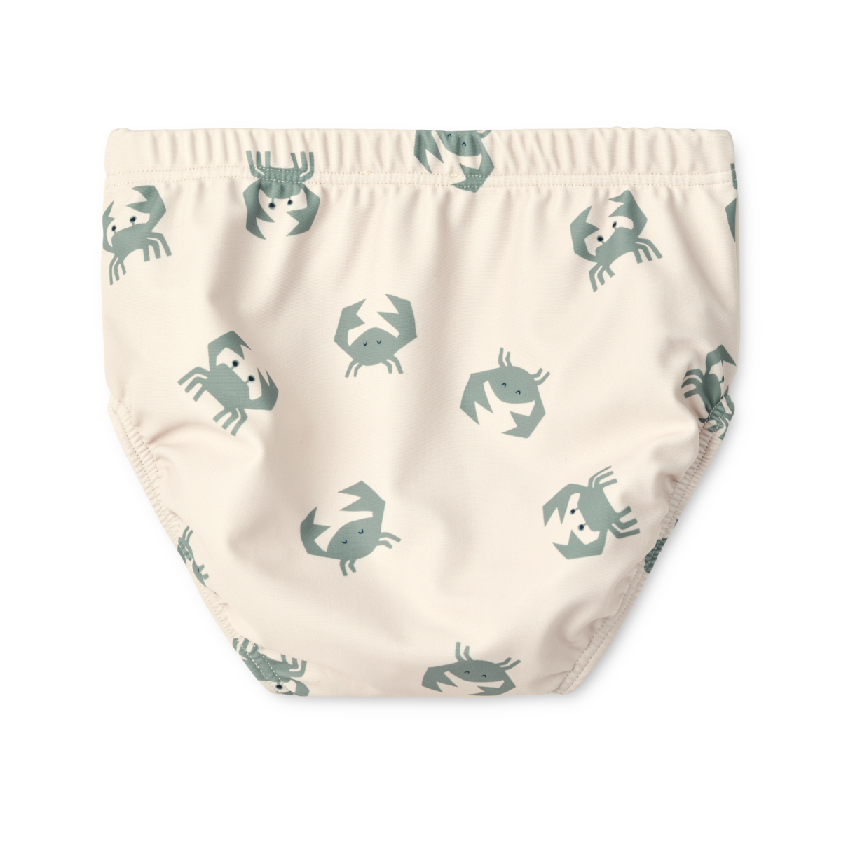 Liewood - Anthony Baby Printed Swim Pants - Zwembroekje - SPF 40+ - achteraanzicht - Crab