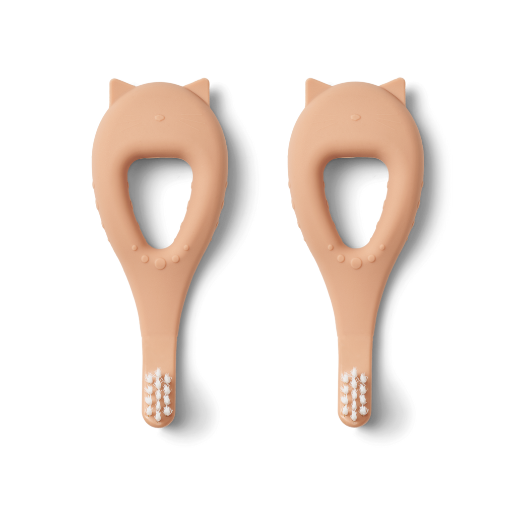 Liewood - Janelle Toothbrush 2-Pack - Baby Tandenborstels - Tuscany rose