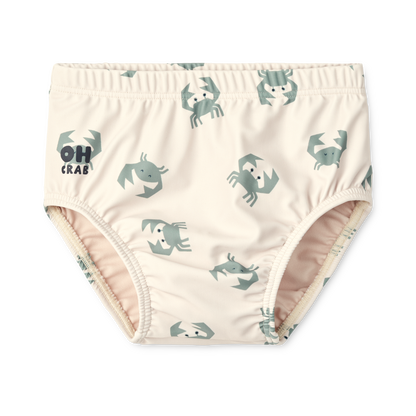 Liewood - Anthony Baby Printed Swim Pants - Zwembroekje - SPF 40+ - Crab