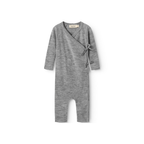 Zacht MarMar Copenhagen Piva pointelle merinowol boxpakje voor baby thermoregulerend en kriebelvri gray melange grijs