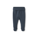 MarMar Copenhagen Piva Footed Pants – Zacht Modal Baby Broekje met Voetjes Biologisch Katoen & TENCEL™ Modal blue donkerblauw navy
