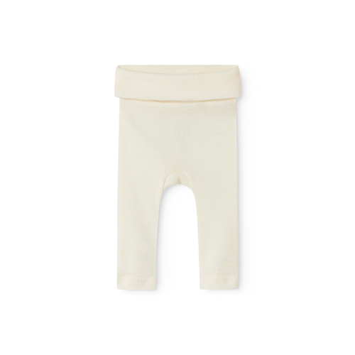 Baby broekje - Piva Wool Rib - Merinowol - MarMar Copenhagen natural wit
