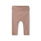 Zacht MarMar Copenhagen Piva pointelle merinowol broekje voor baby – thermoregulerend en kriebelvrij burnt rose roze
