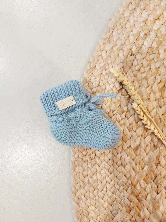 Baby booties - 0-6 months - Merino wool - Handmade - Softie Baby Musthaves