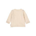 Top lange mouw - Cozy me - Biologisch katoen - Oak/ecru -  Müsli by Green Cotton achter