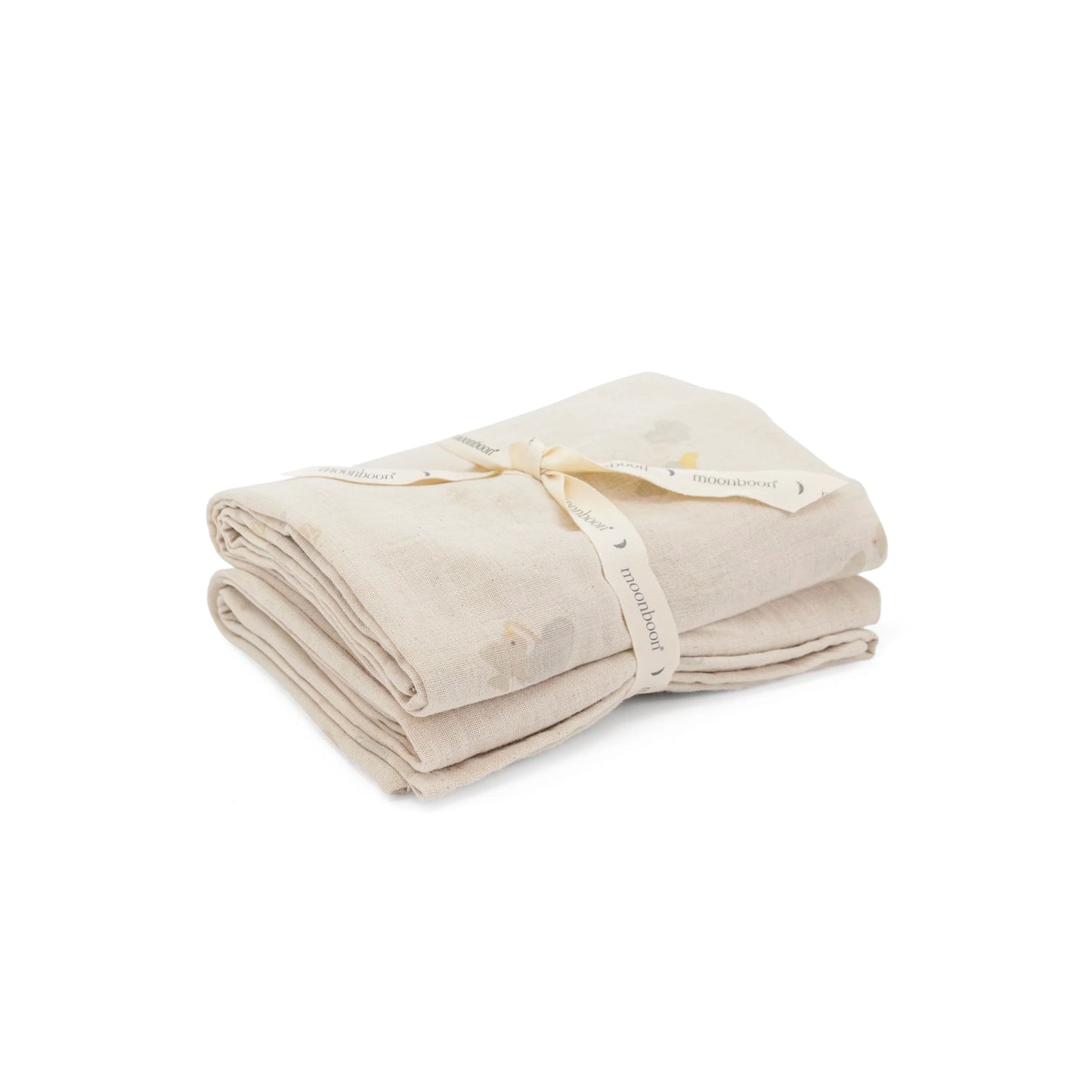 Hydrophilic cloths - 2 pack - Over the Moon - 65x65 cm - Organic cotton - Moonboon
