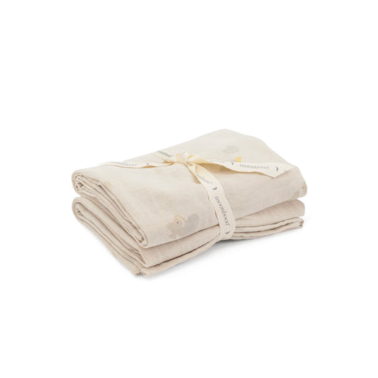 Hydrofiele doeken - 2 pack - Over the Moon - 65x65 cm - Biologisch katoen - Moonboon