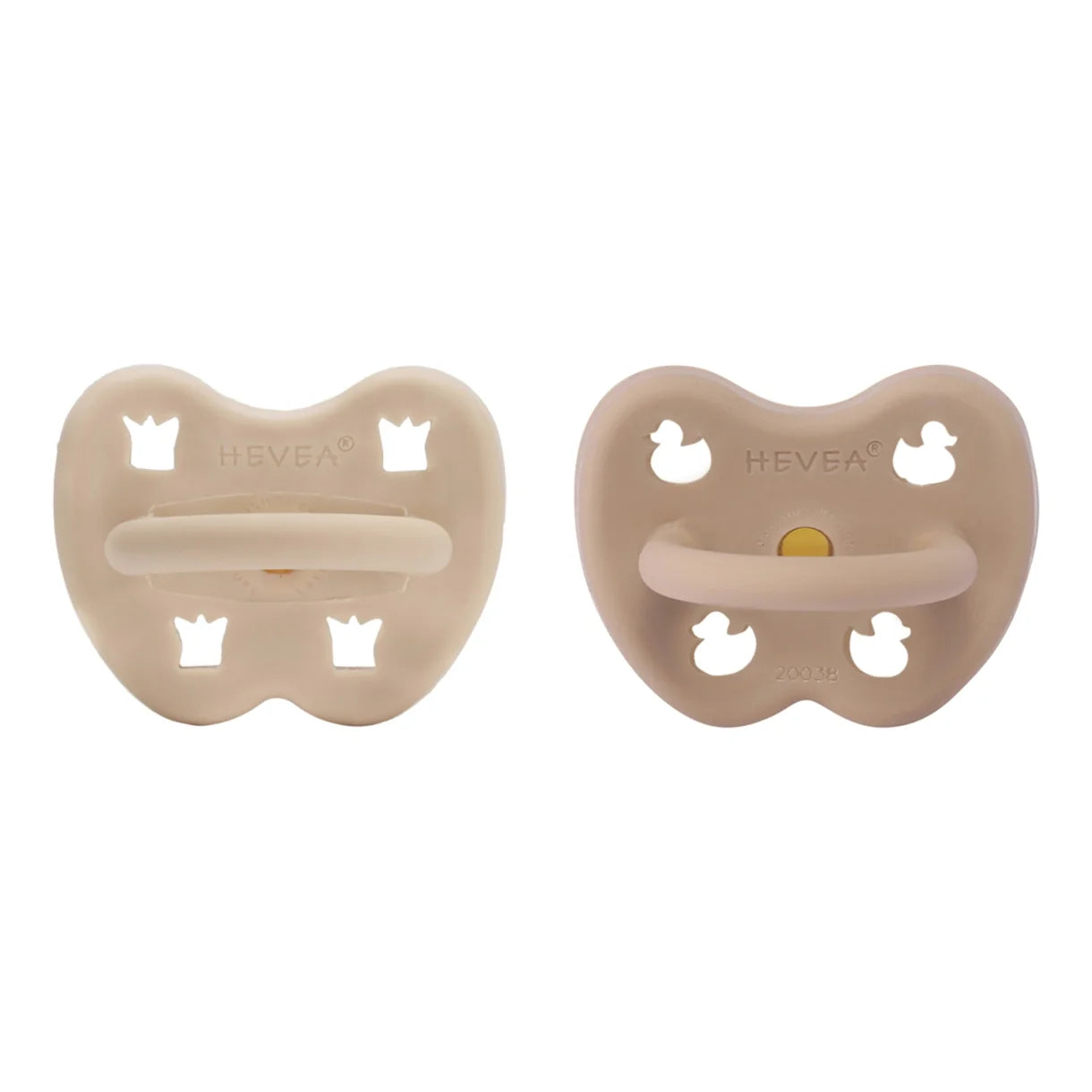 Schnuller - Naturkautschuk - 3-36 Monate - 2er-Pack - kiefergerecht - Hevea