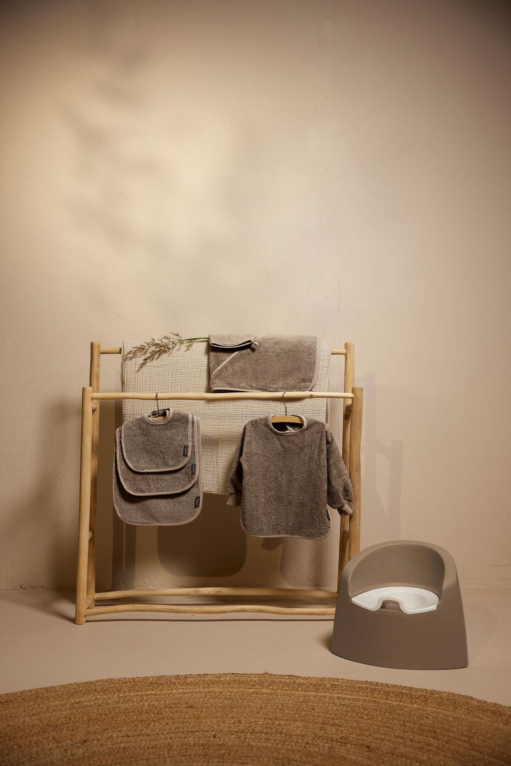 Slabbetje met Mouwen - Badstof - Katoen - Quax stone lifestyle