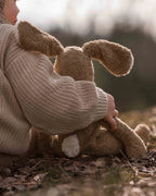 Floppy Animal Cuddly Toy Large - Rabbit - Organic Cotton/Wool - Beige - Senger Naturwelt