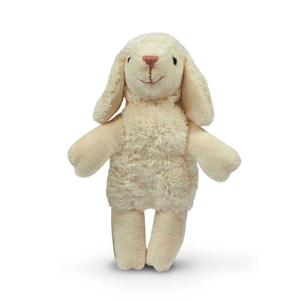 Baby-Kuscheltier Schaf - Bio-Baumwolle und Schafwolle - Senger Naturwelt Produkt