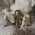 Baby-Kuscheltier Schaf - Bio-Baumwolle und Schafwolle - Senger Naturwelt und Freunde