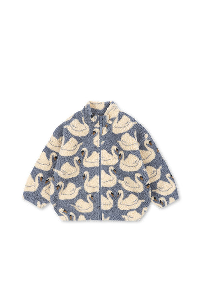 Teddyfleecejacke Jody – Swan – Recyceltes Polyester – Konges Sløjd