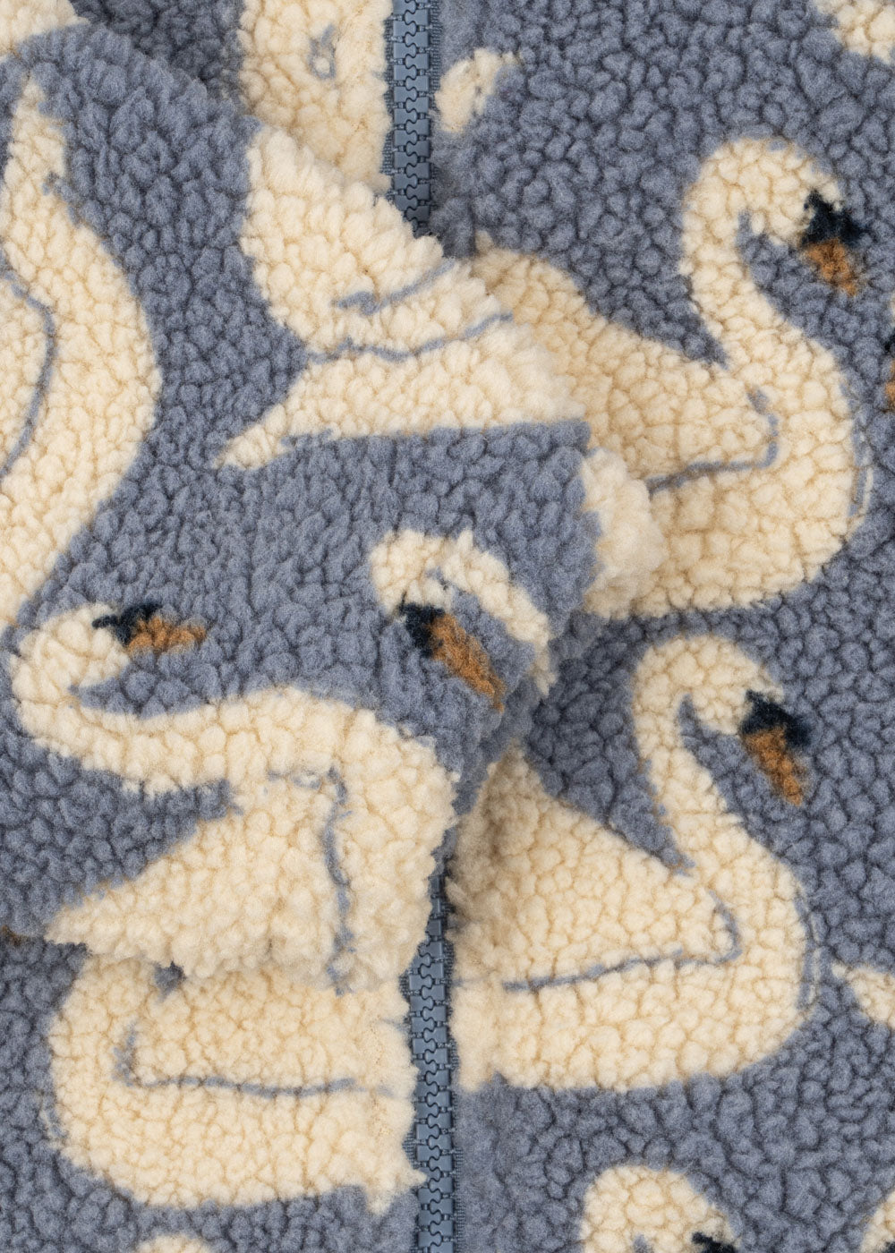 Teddy fleece jas Jody - Swan - Gerecycled polyester - Konges Sløjd - productfoto - afbeelding 3